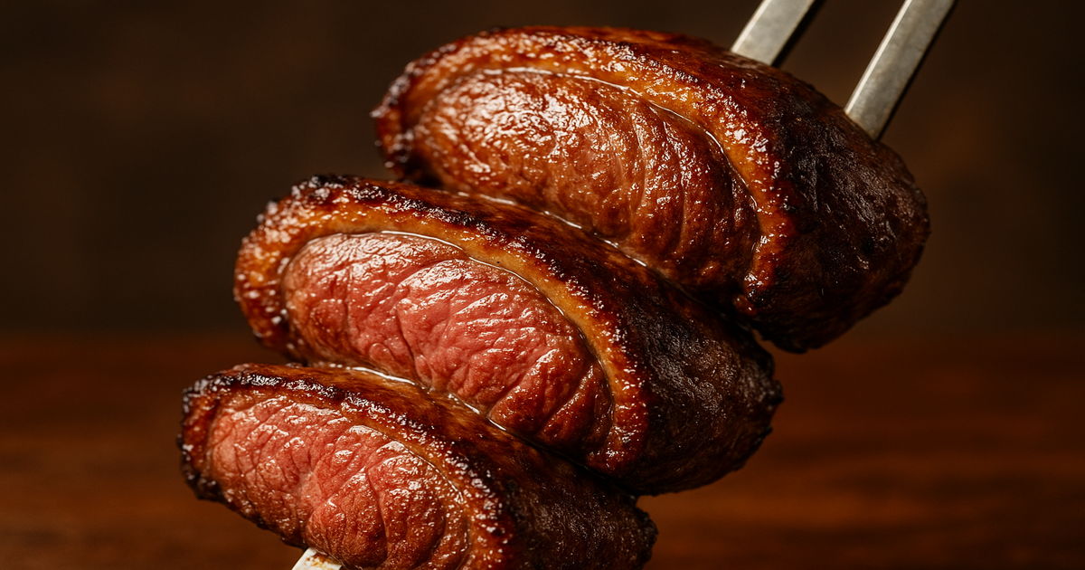 ジューシーなシュラスコ